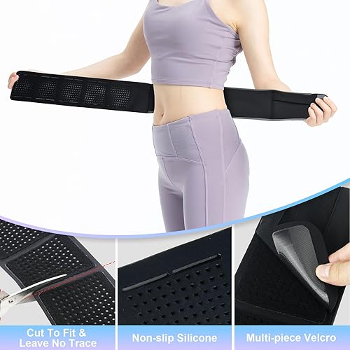 Miniatura 3 de Soporte ajustable de cinturón de bomba de insulina de 32 a 48 pulgadas para bombas T Slim X2, MiniMed 630G 640G 670G 770G 780G, Omnipod PDM, bolsa