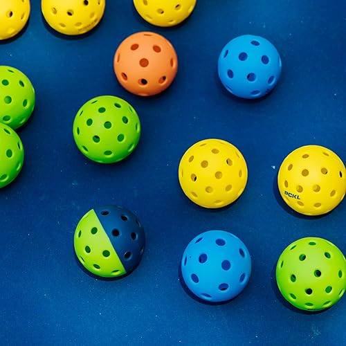 Miniatura 8 de PCKL Pelotas de pickleball de velocidad óptica | Elige interior o exterior | Aprobado por USAPA | Paquete de 4 unidades resistentes a las grietas