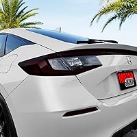 Vista 3 de SlickMod Protector de vinilo para luces traseras, precortado, tinte ahumado, para Honda Civic Hatchback 2022-2023