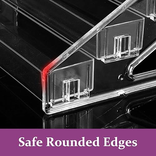 Miniatura 10 de JessLab Organizador de esmalte de uñas, organizador de lentes de sol de acrílico de 3 niveles, soporte de aceites esenciales, organizador de