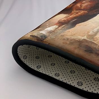 Amazon | 競馬 ラグ カーペット 滑り止め付 絨毯 洗える