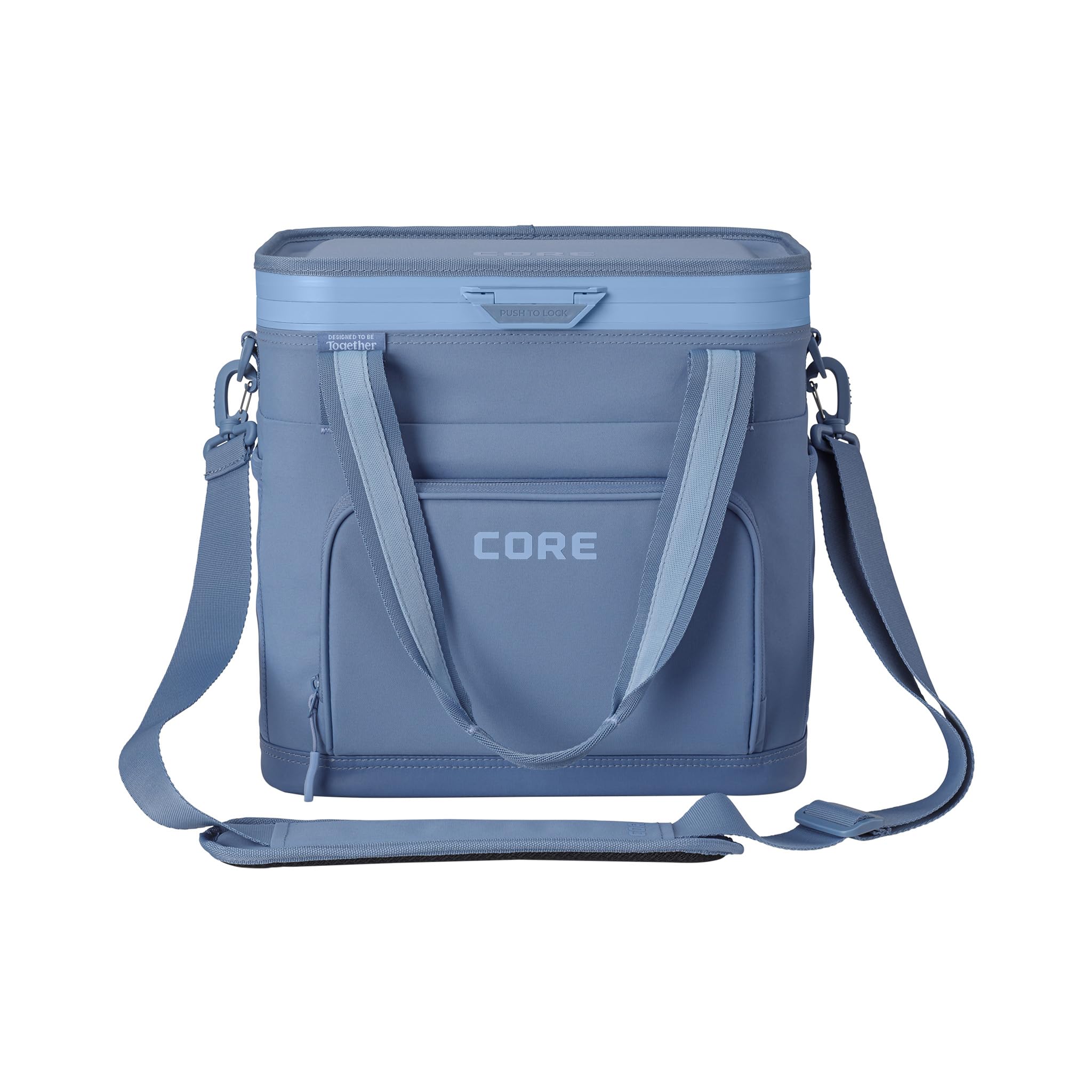 THE CORE / ICE GRAY Mサイズ Amazon.com: CORE Magnetic No Zip 24 Can Soft Cooler | Insulated