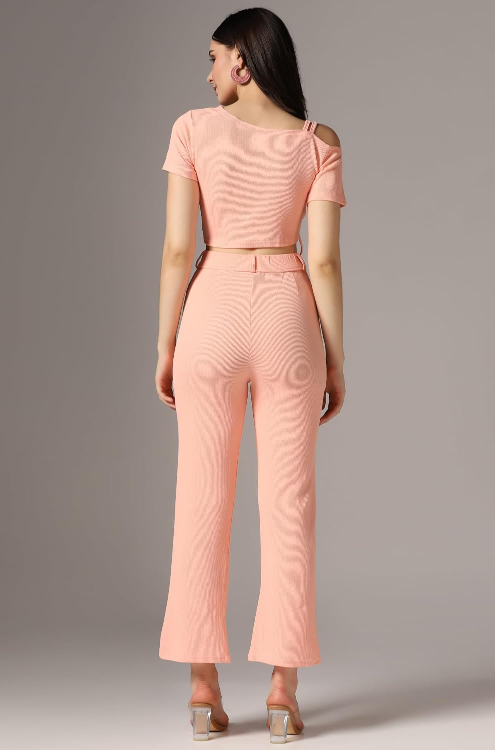 Coord Women's Solid Top and Bottom Set image 4