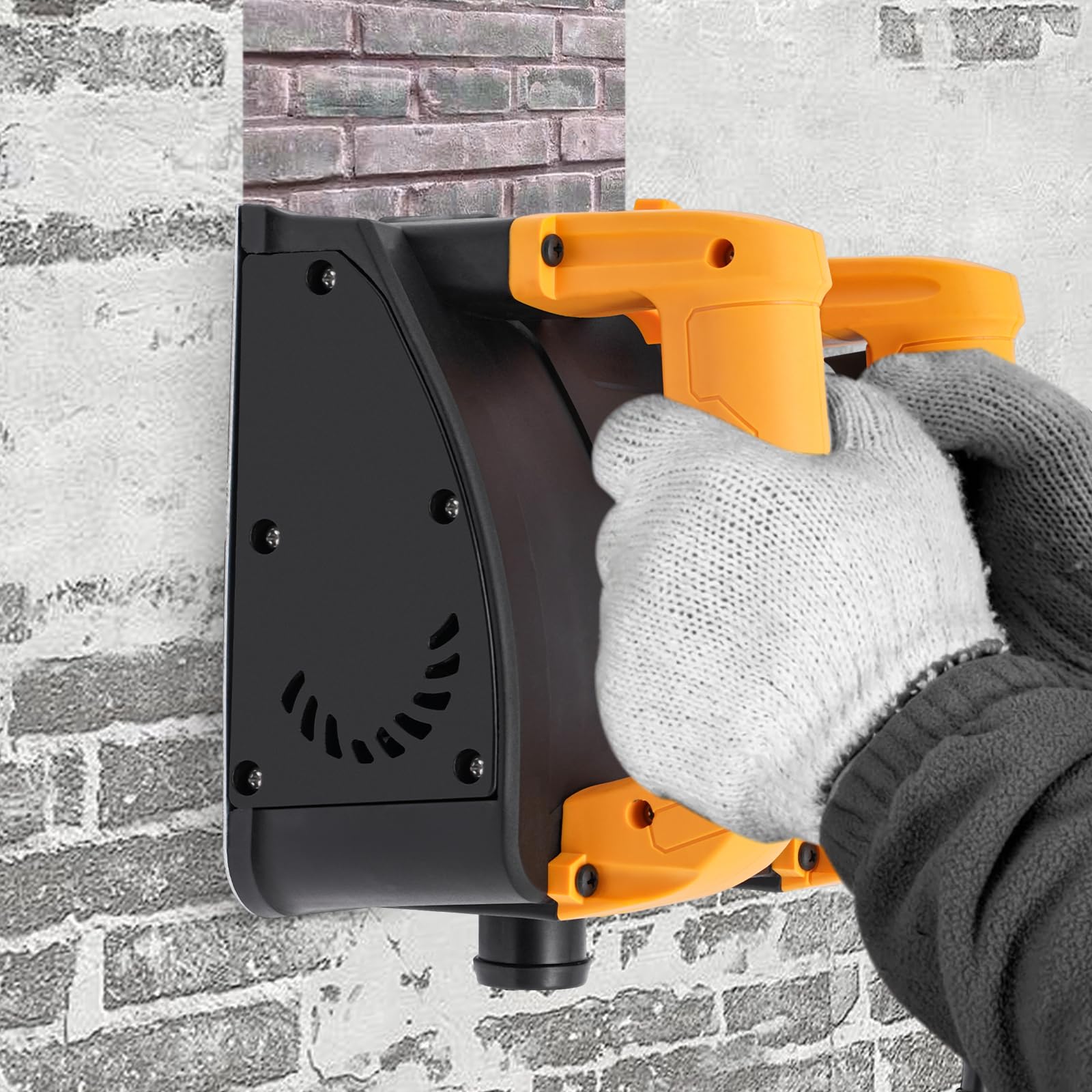 Zestaw szlifierek do betonu, frezarka elektryczna 220 V, 1200 W, szlifierka kątowa, strugarka ścienna do cementu, farb i szpachli, głębokość strugania 1-4 mm, 15 cm, głowica