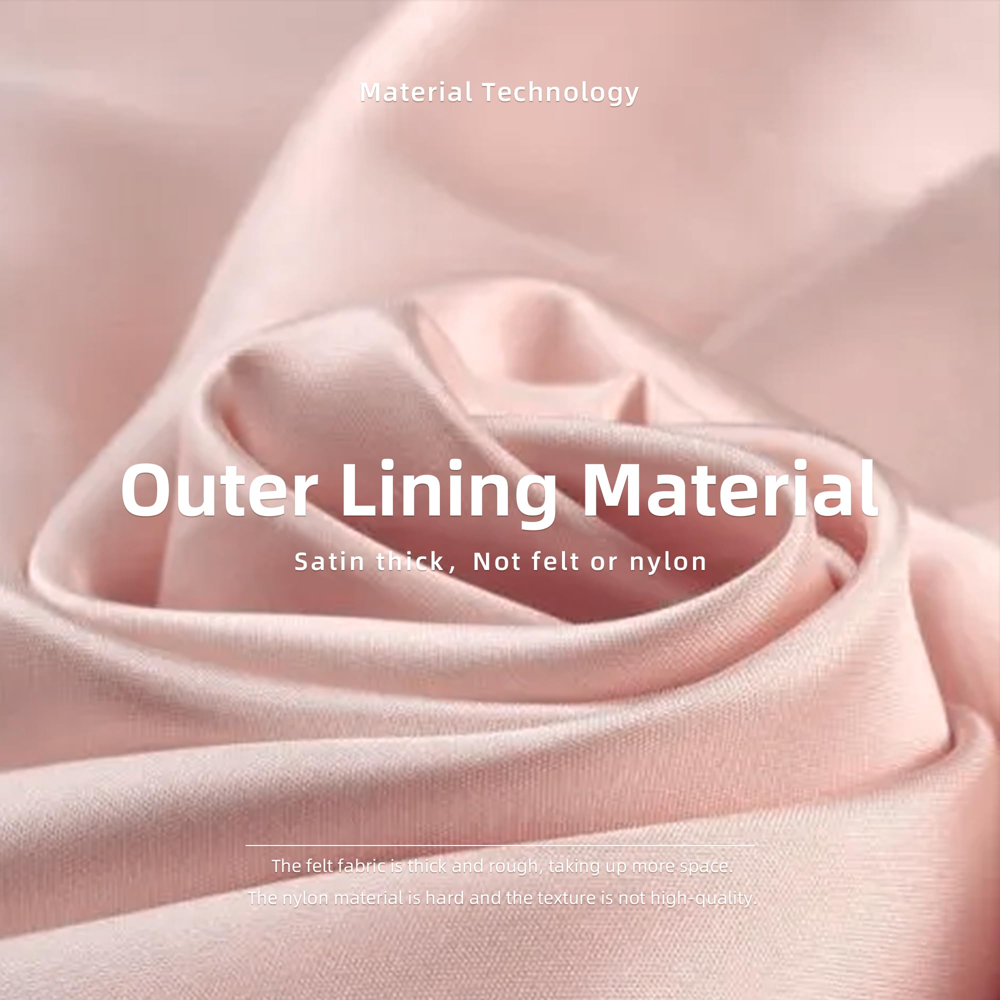 DGAZ Purse Pillow Shaper Insert for Hermes Kelly Danse 22 Bags, Silky Pillow Shaper for Luxury Handbags(Pink)