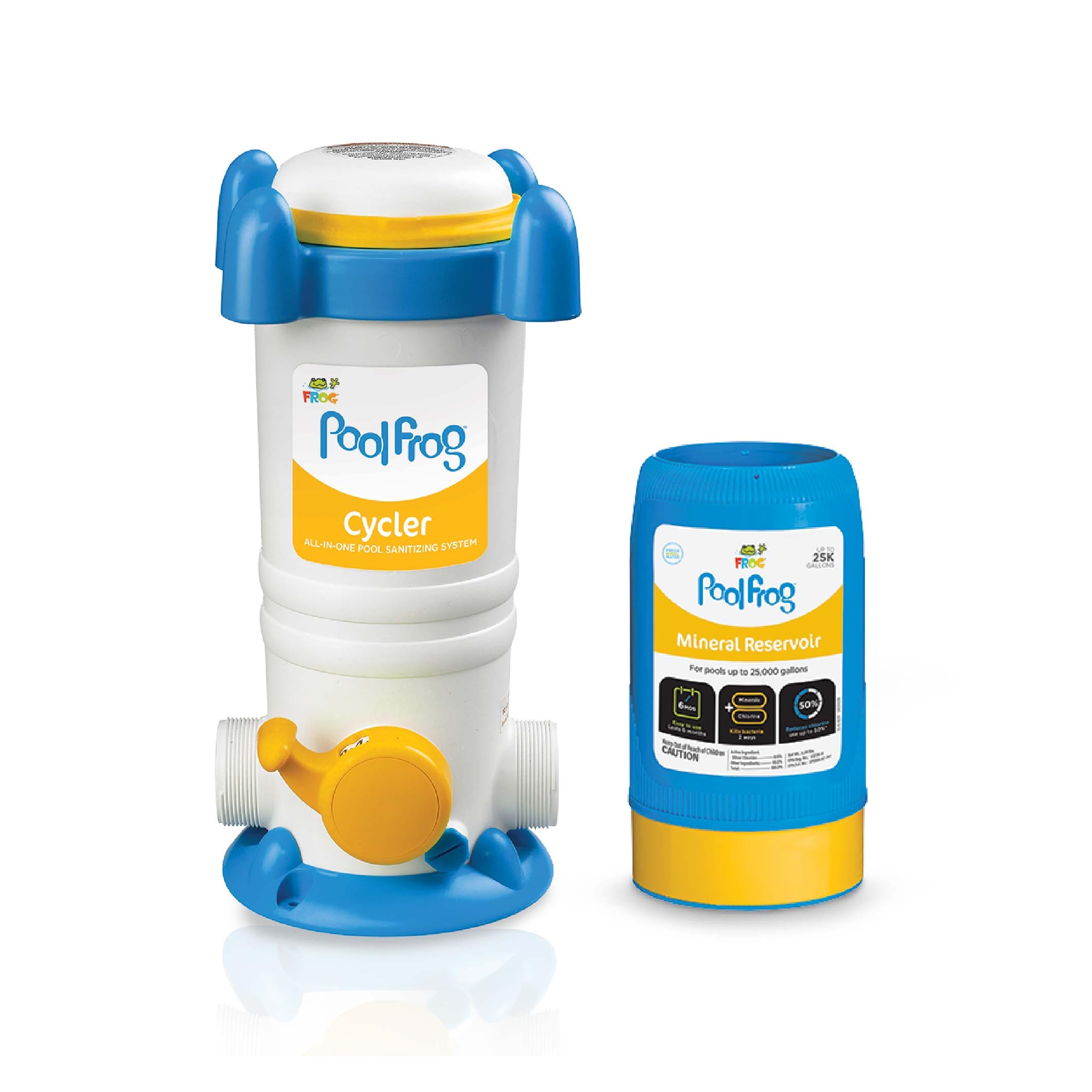 FROG Pool Model 6100 Cycler - All-in-One Sanitizing System and Mineral Reservoir for Pools Up to 25,000 Gallons - Sanitizer Equipment for Easy Pool
