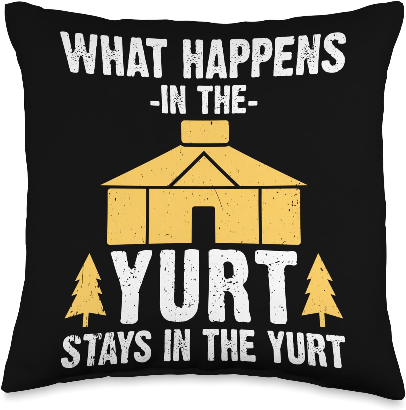 Yurt Throw Pillow