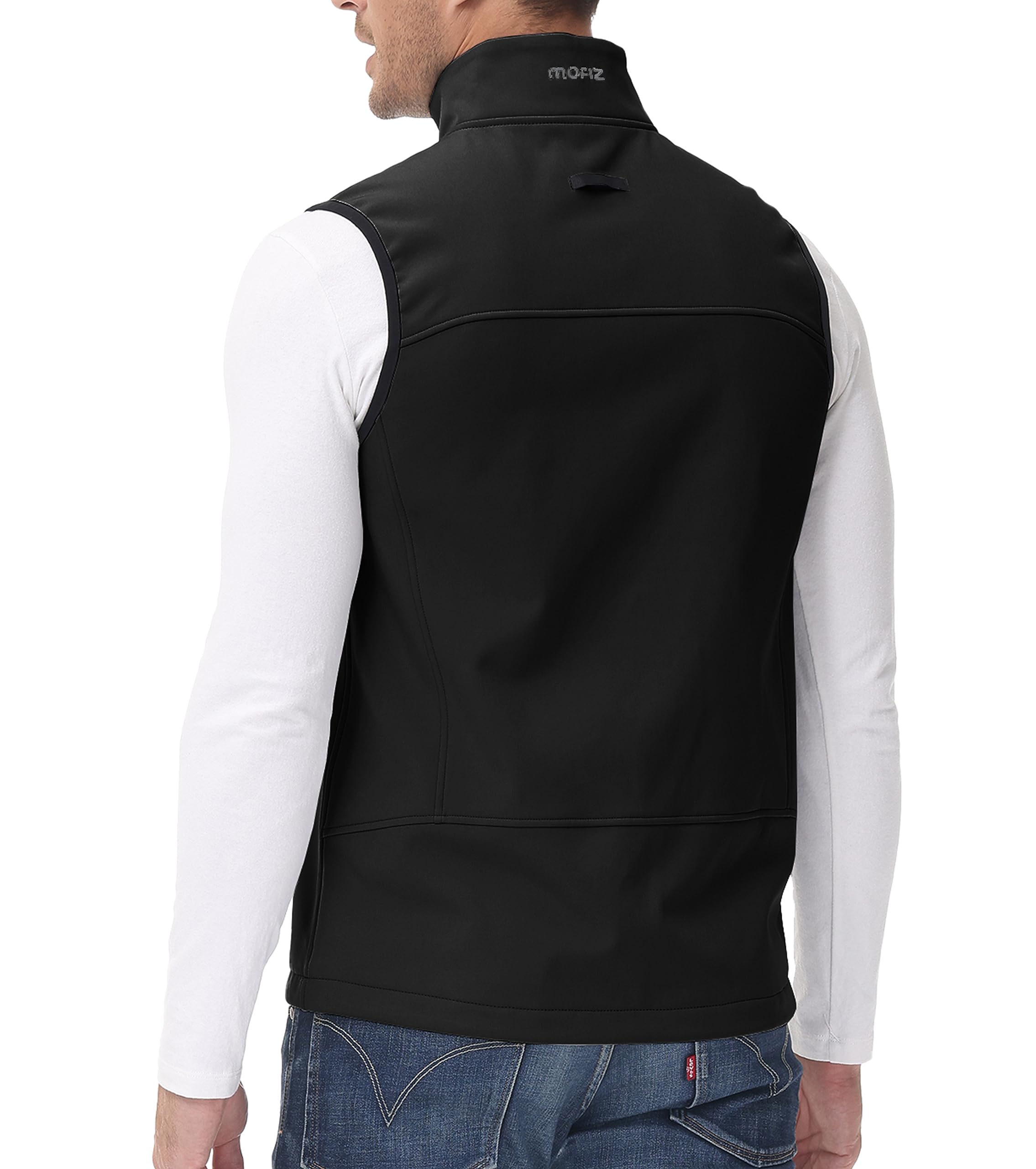 Chaleco para Hombre MoFiz Sin Mangas Cremallera Trabajo Ligero