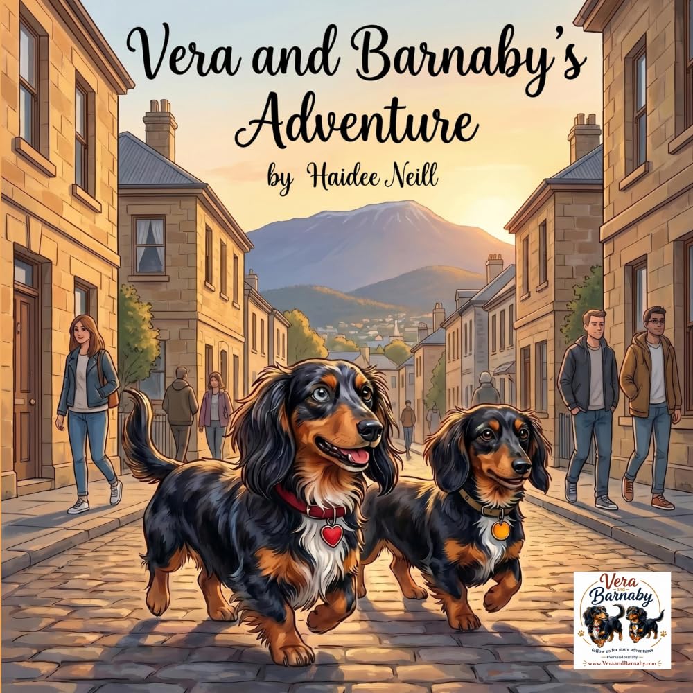 Vera and Barnabys Adventure: Join Vera and Barnaby two little dashchunds on a delightful adventure through the city, filled with tasty treats, playful moments, and a very big day out.