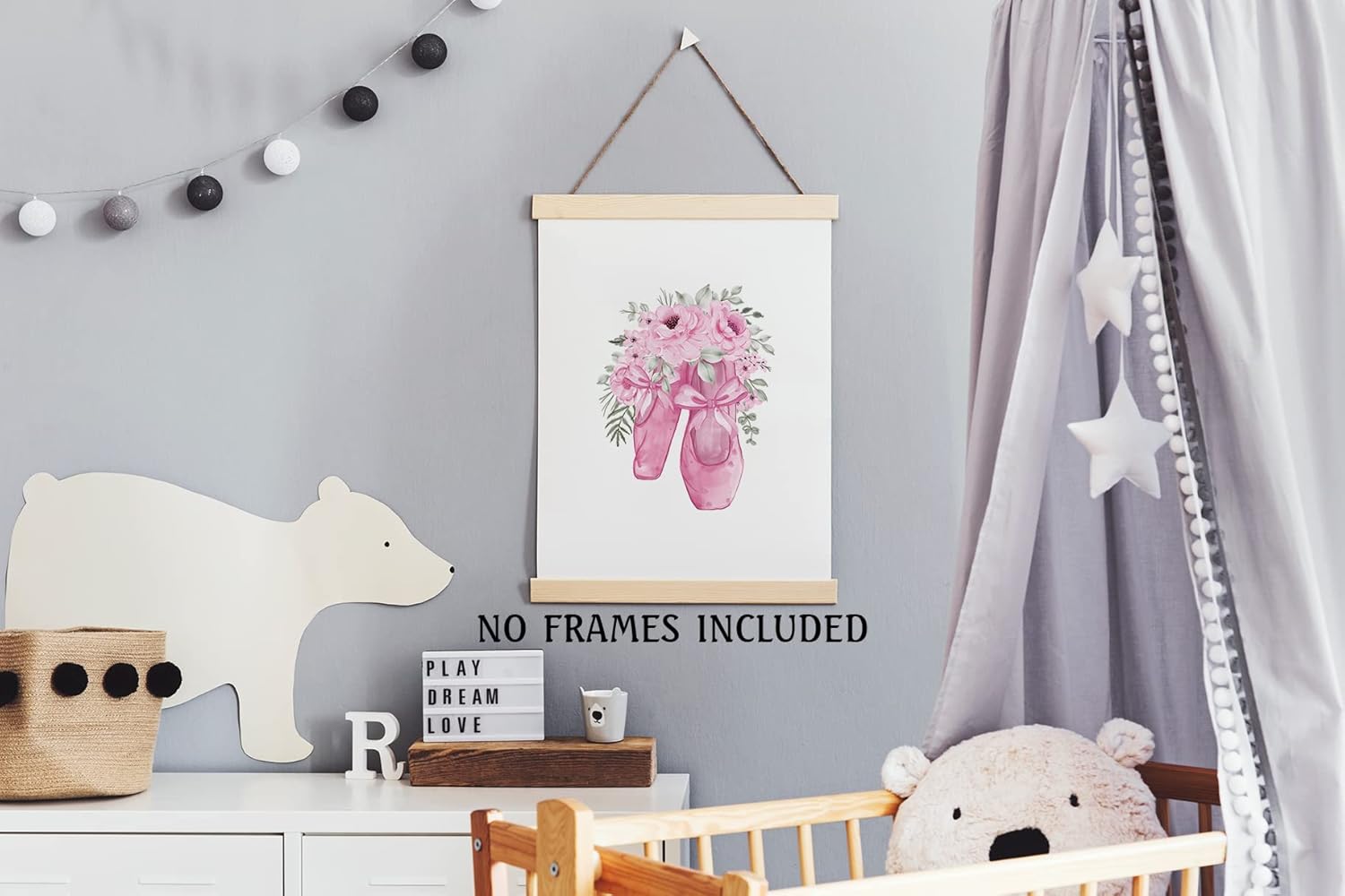 Tuyashua Pink Ballerina Nursery Wall Art Prints Set Denmark Ubuy