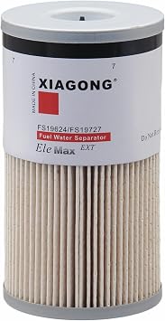 XIAGONG FS19727 Fule/Water Separator Compatible with ISX ISM ISX15 X15 Engine Replaces FS19624 FS19278 FS19729 FS19536 33651 382113 P550467 P550737 P550736 P551052