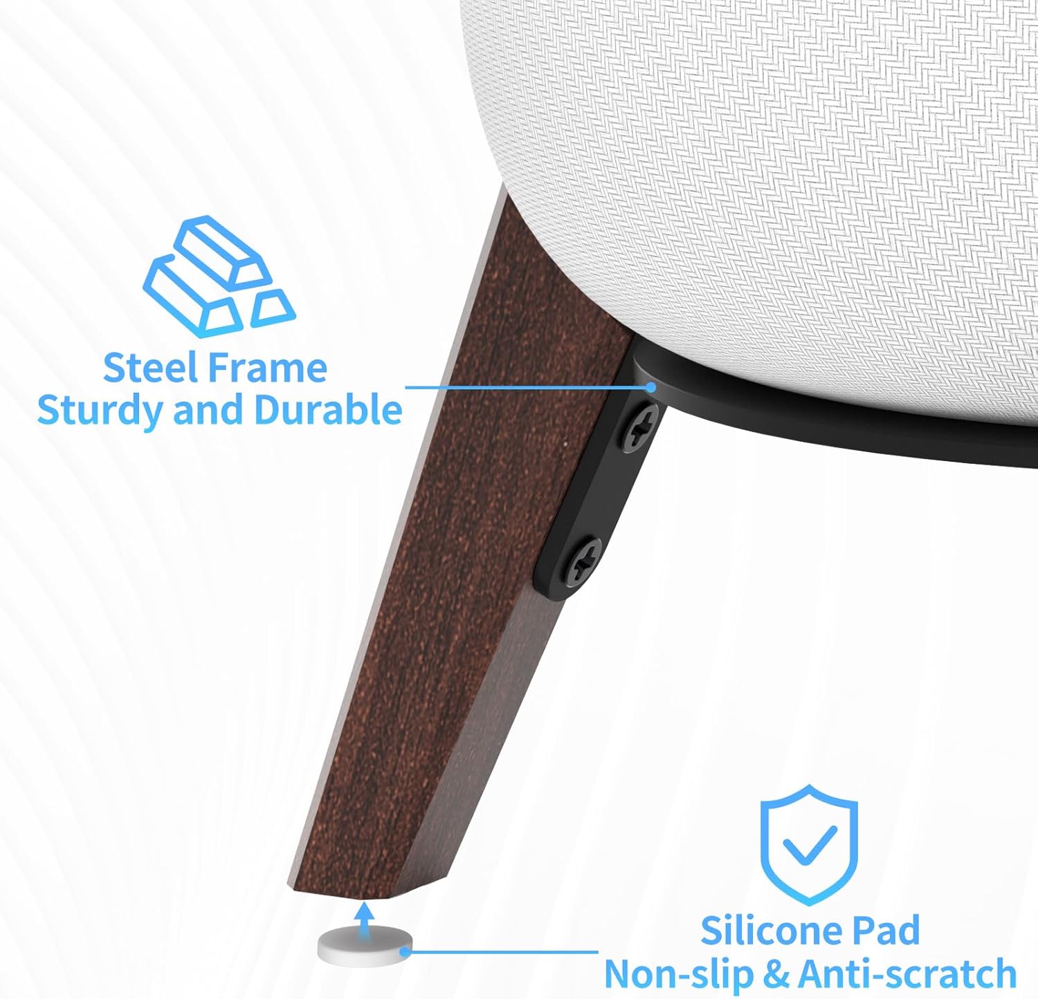 Adjustable Speaker Mount for Homepod 2 Wall Mount Bracket with Wood Table Stand for Homepod 2nd Mount - Speaker Mount for Homepod 2nd Gen Shelf, Black