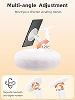 Vista 7 de Soporte magnético para Kindle con girador de páginas, soporte de almohada acogedor para Kindle para leer, soporte de teléfono ajustable de 360°