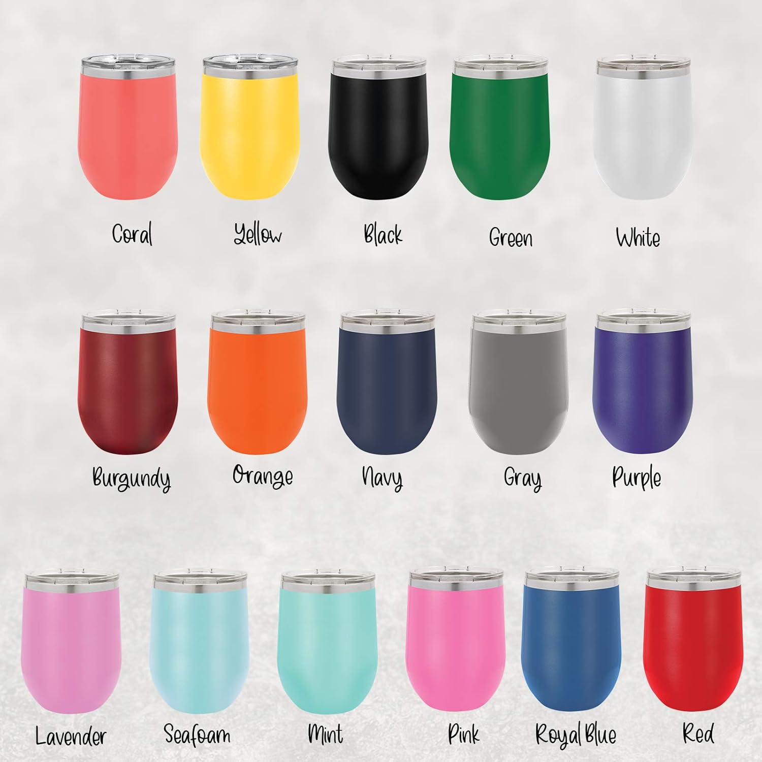 Back the Fuck Up Sprinkle Tits Stainless Steel Stemless Wine Tumbler 15 oz - Today Is Not the Day - I Will Shank You with My Horn - 16 Colors