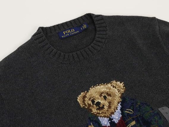 ポロ ラルフローレン POLO Ralph Lauren メンズ コットン ポロベアー POLO BEAR クルーネックセーター0102832 並行輸入品