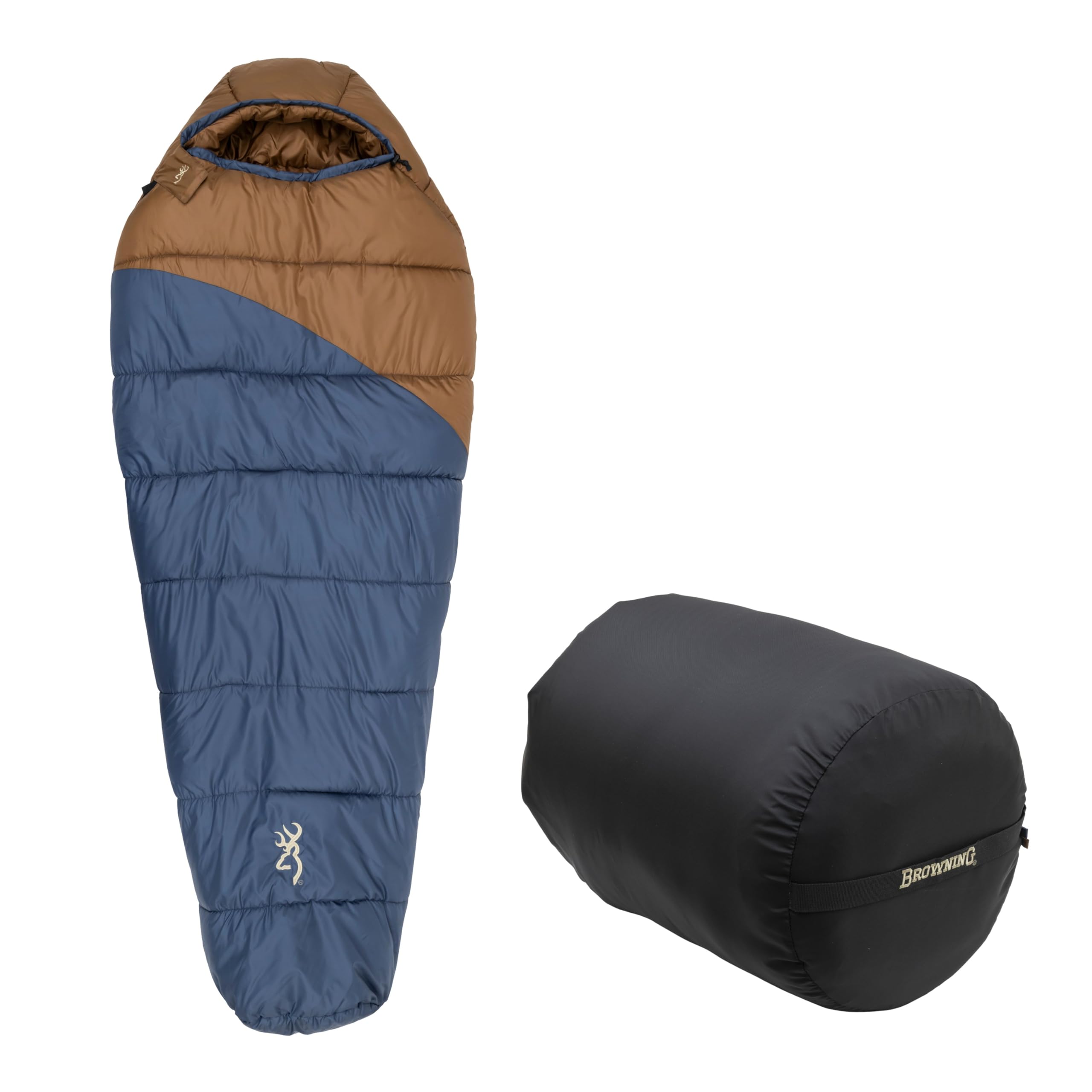 Browning Entdecken Sie -20° Schlafsack – Mumienschlafsack für extrem kaltes Wetter mit TechLoft-Silberisolierung, Zugkragen und strapazierfähiger Schale für Wintercamping, Rucksackreisen und