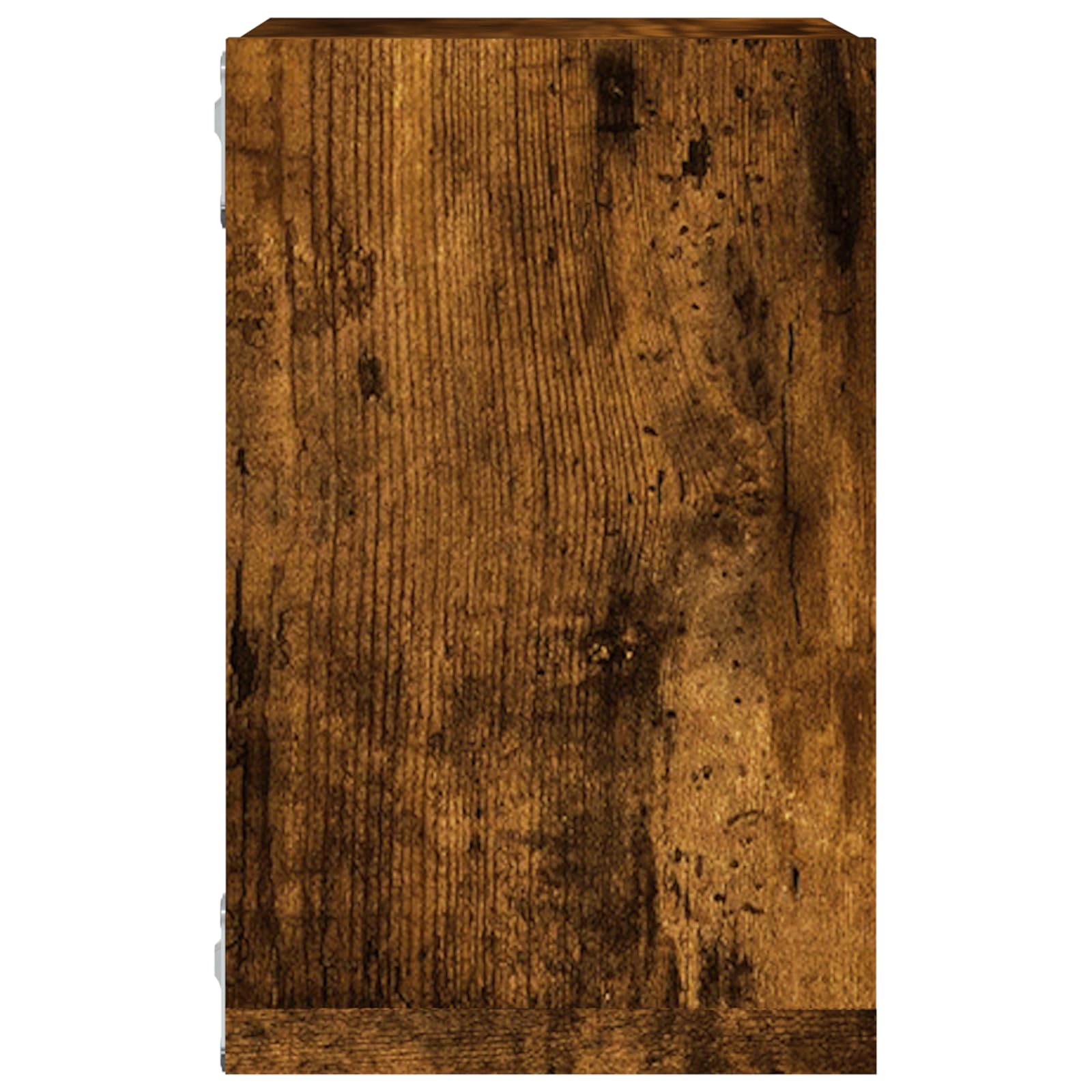 Schweberegale Set 4 Stück Wandregal Rauch Eiche Holzwerkstoff 25x25x2 cm Modernes Design für Wanddeko Bücher Pflanzen Wohnzimmer Büro Schlafzimmer
