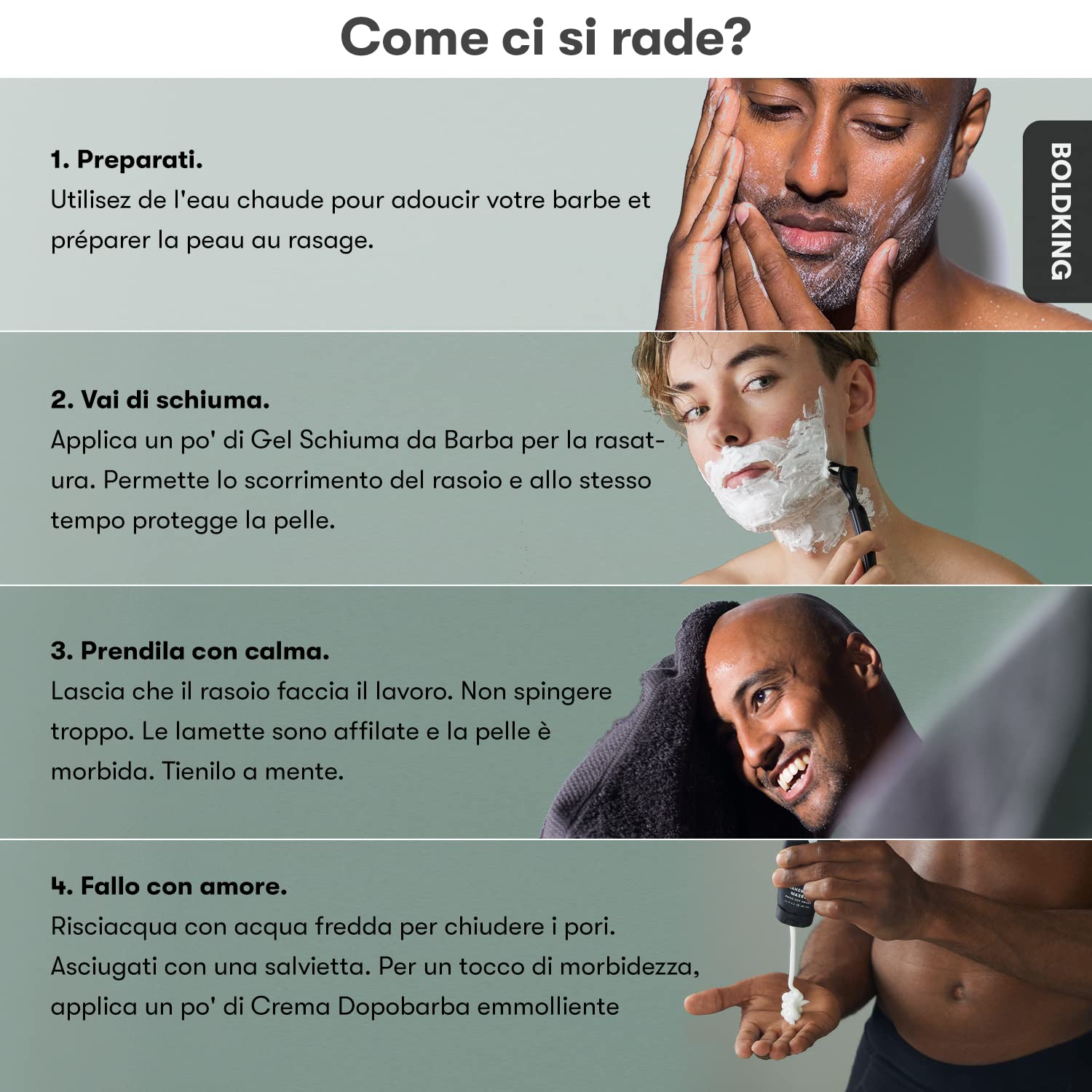 Boldking - The Refill Blades - Lame di Ricambio per Uomo - Pelle Molto Sensibile - Duopack