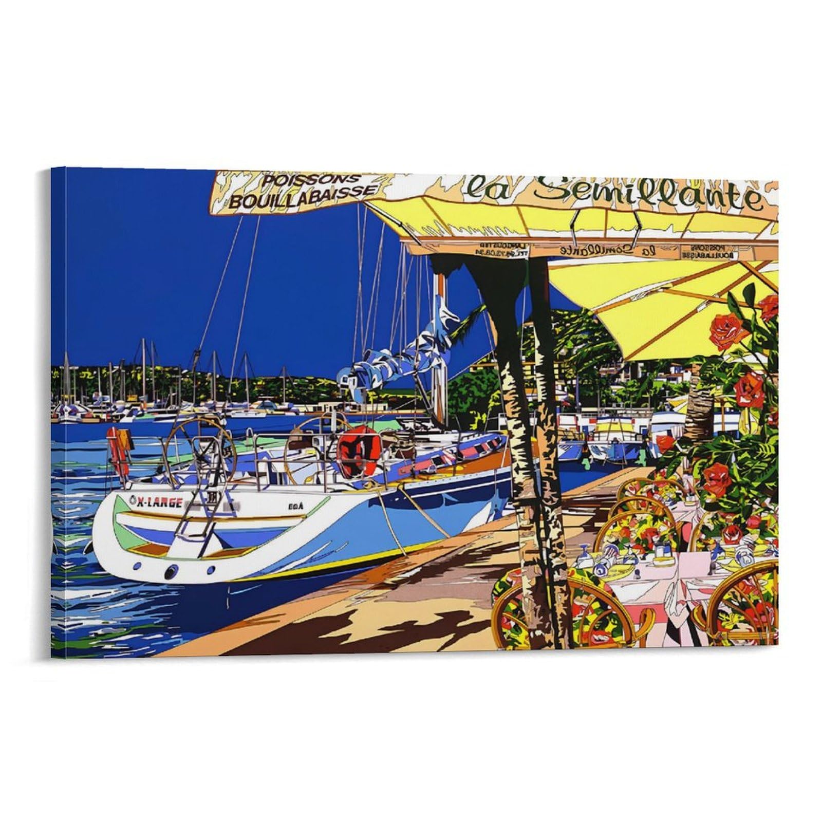 EIZIN SUZUKI パラダイス　ベイ Amazon.co.jp: 鈴木英人「パラダイス ベイ」 ウォールアート 部屋飾り