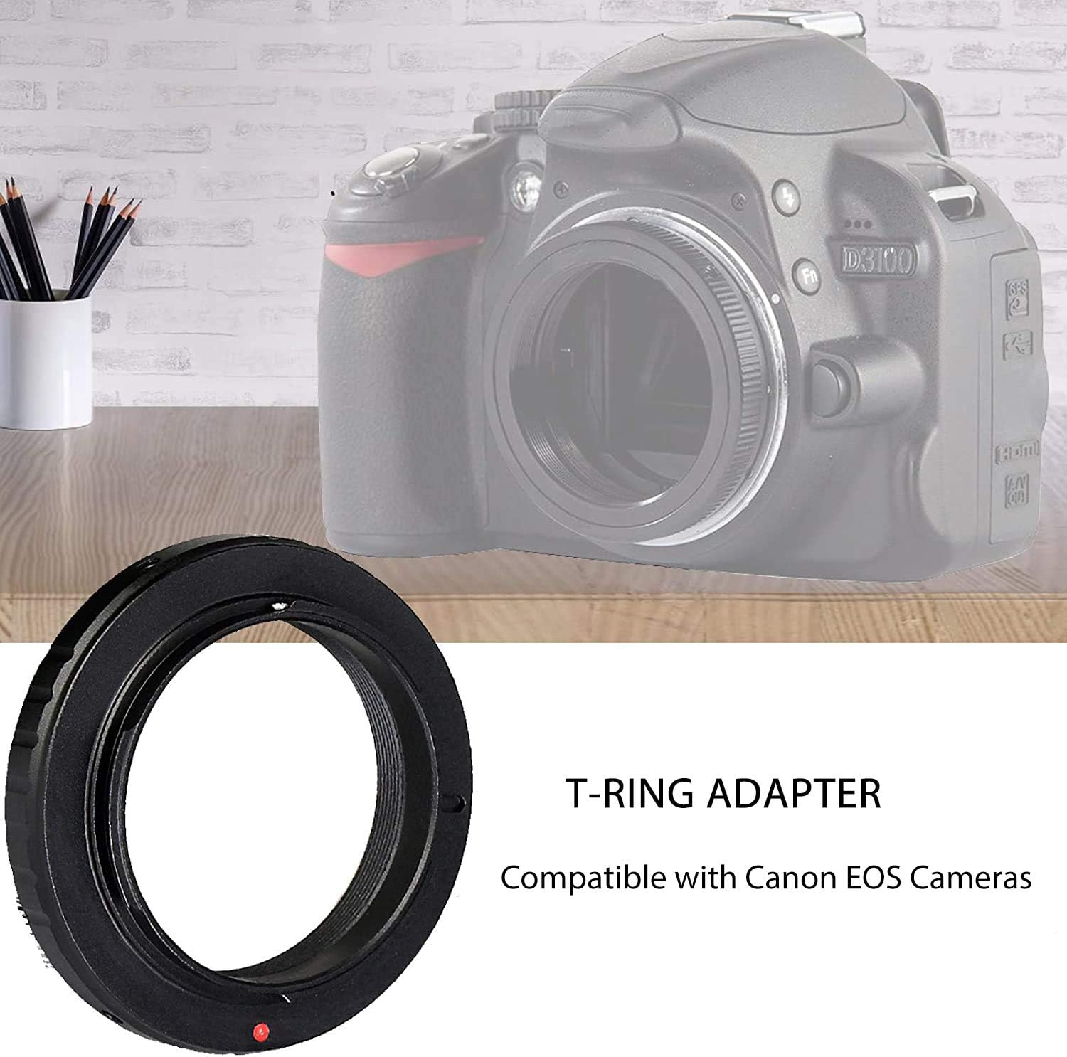 SVBONY Camera Adapter for Spotting Scope with T Ring Adapter for Canon Two Tube Construction Fits SV46 and Eyepiece Outer Diameter 49mm to 58mm - Image 5