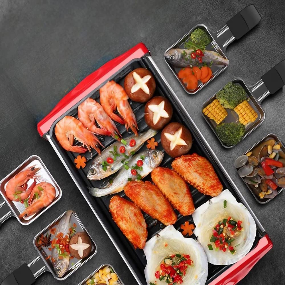 Buy Pivdo Raclette Grill Machine Electric Korean BBQ Electric Barbeque