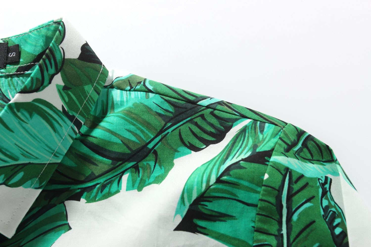 SSLR Mens Hawaiian Shirt Cotton Button Down Short Sleeve Casual Shirts - Image 4