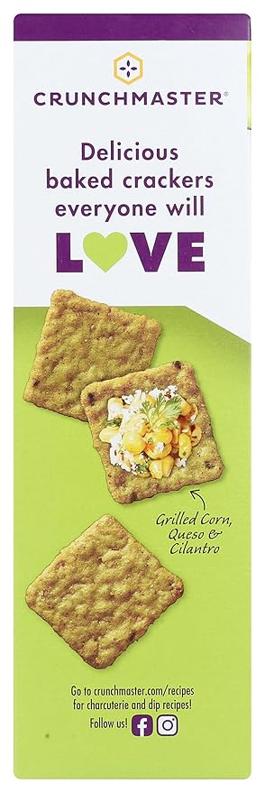 Galletas CRUNCHMASTER Salt & Pepper Avocado Toast 3.54 OZ miniatura 6