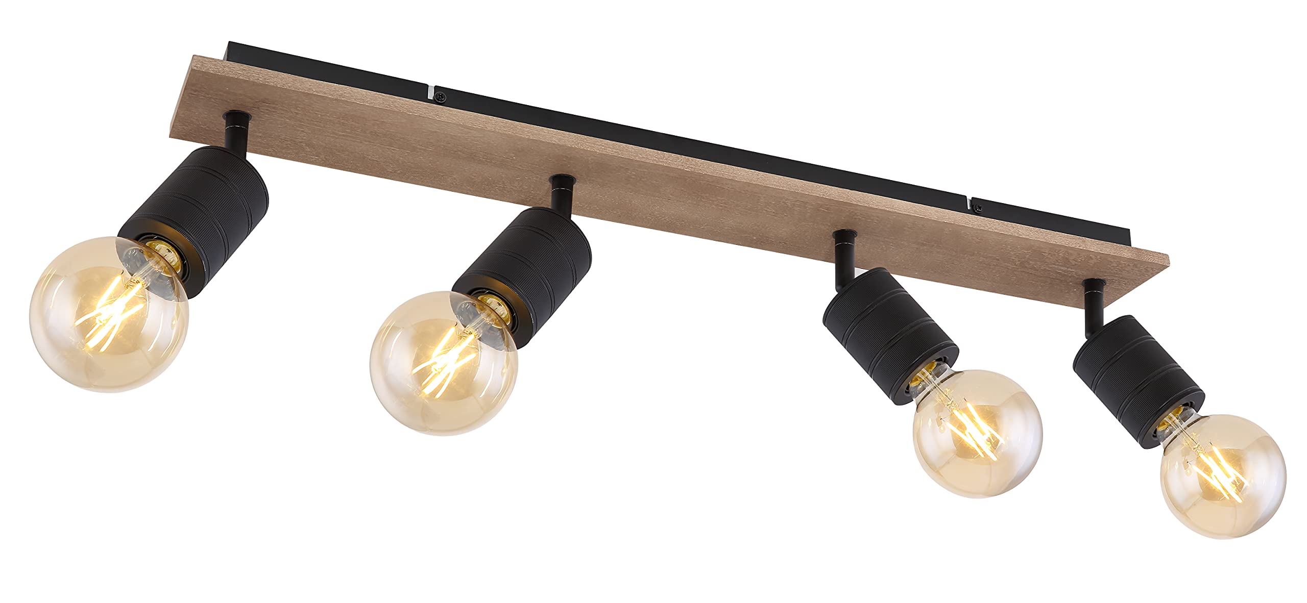 Spot Globo en bois et métal mat pour un style industriel chic unique