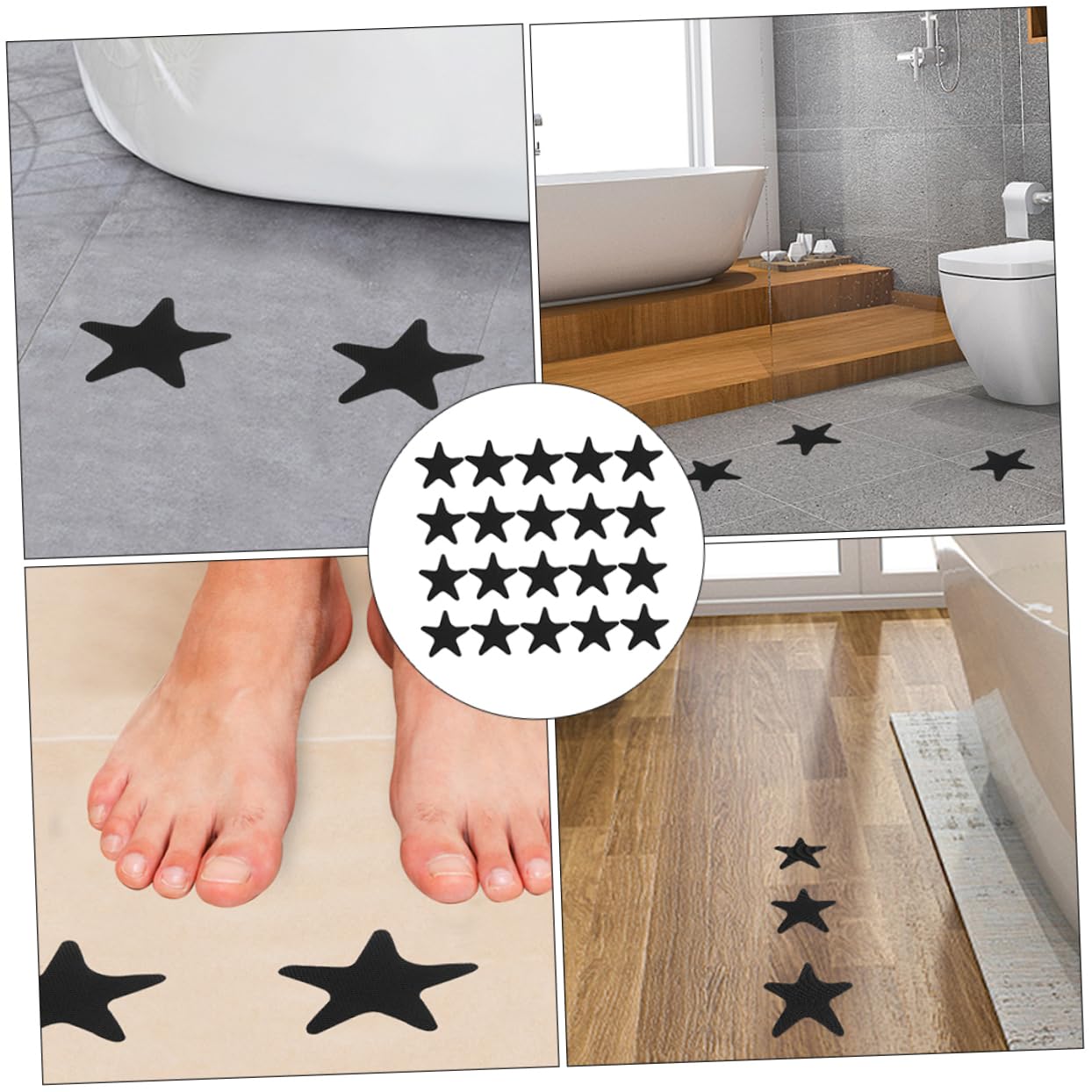 Alipis 120 STK rutschfeste Aufkleber Für Das Badezimmer Anti-Bad-Aufkleber Pool-er Anti-rutsch-er Für Die Badewanne Leiter er Boden Kind Peva Badewanne er