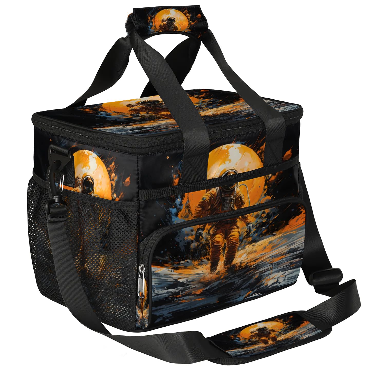 Lunch Box for Men Heavy Duty Insulated Lunch Bag for Women Space Astronaut Lunchbox for Adults Lunch Cooler