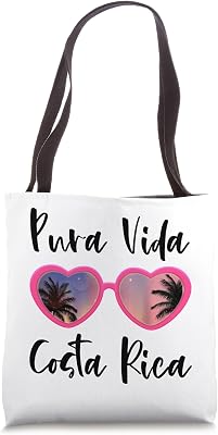 Costa Rica Pura Vida Cool Tropical Vacation Souvenir Tote Bag