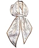 Head Scarf Hair Neck Scarves For Women Purse Bag Scarfs For Handbags Silky Long Thin Satin Headscarf Fashion