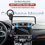 Support de téléphone de voiture pour CR-V 2017-2022, Convient 5/7-Inch écran tactile seulement, pour MagSafe Support magnétique de téléphone de voiture écran fixe Clip