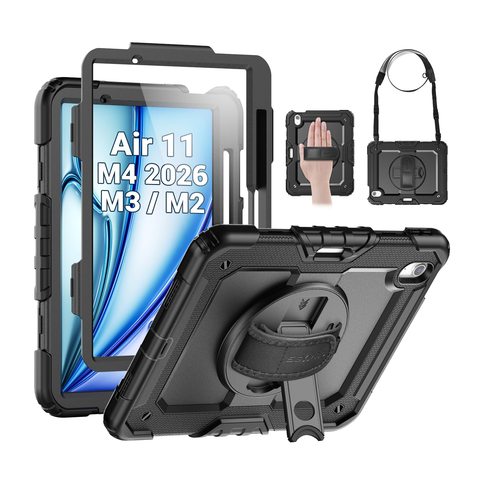 Amazon.com: SEYMAC Case for iPad Air 11 Inch M4 / M3 / M2 (2026