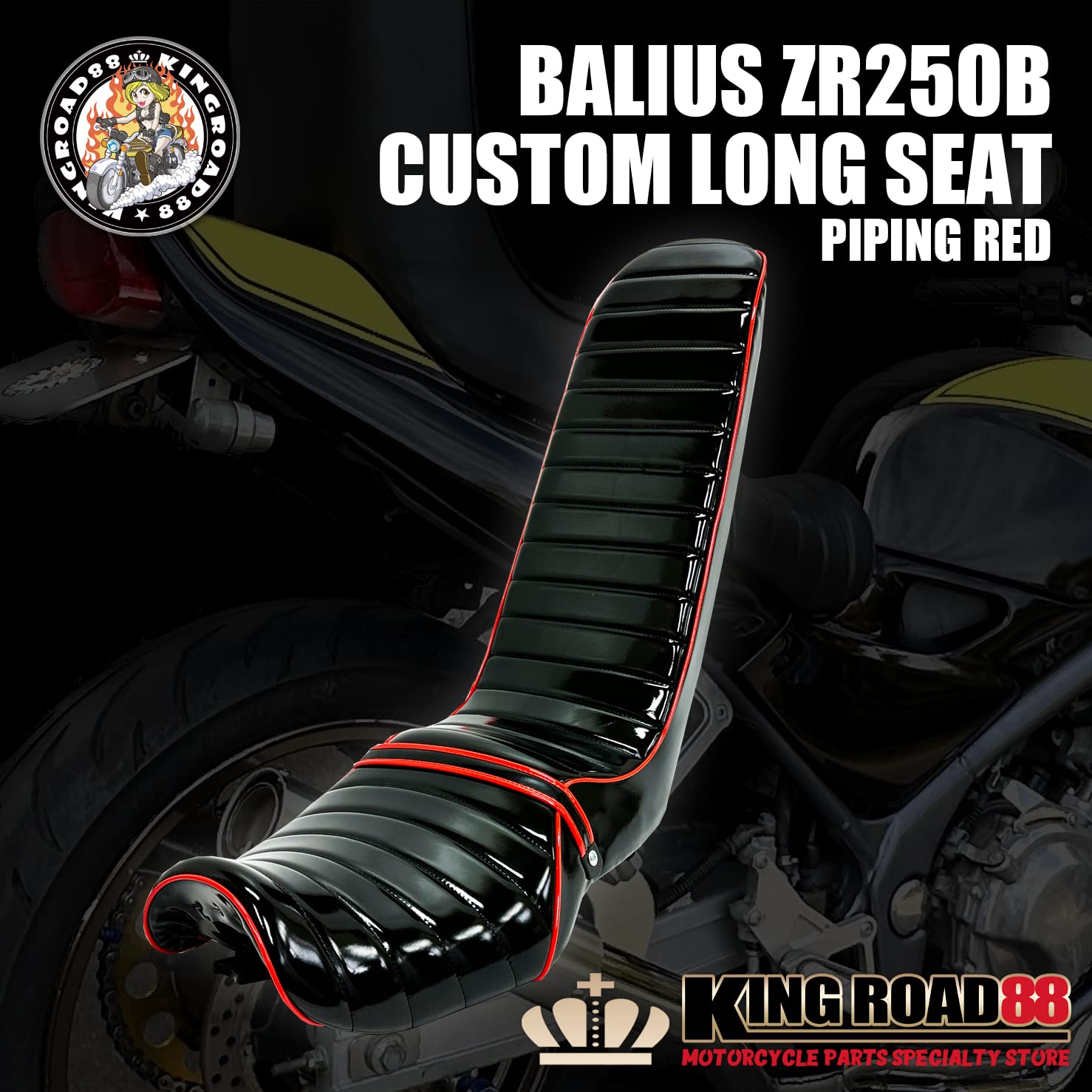 Amazon | King Road 88 バリオスⅡ型 ZR250B ロングシート エナメル