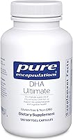 Vista 8 de Pure Encapsulations DHA Ultimate Concentrado de aceite de pescado DHA supercrítico ecológico extraido con CO2 60 cápsulas de cápsulas blandas