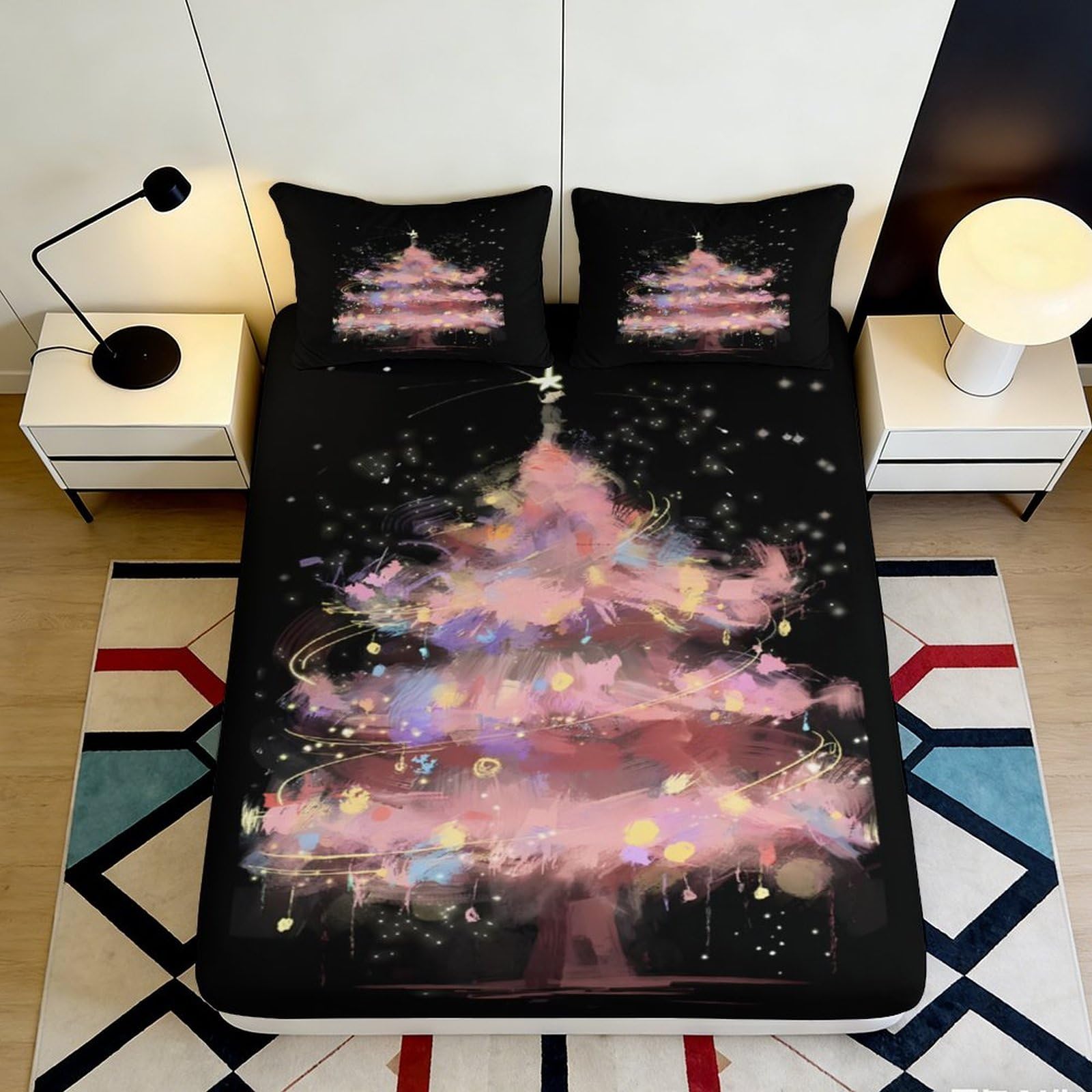 3D Printed Blue Ocean Wave Fitted Sheet Microfiber Soft Breathable Coral Reef Mattress Cover for Bedroom Decor 90x200x25cm