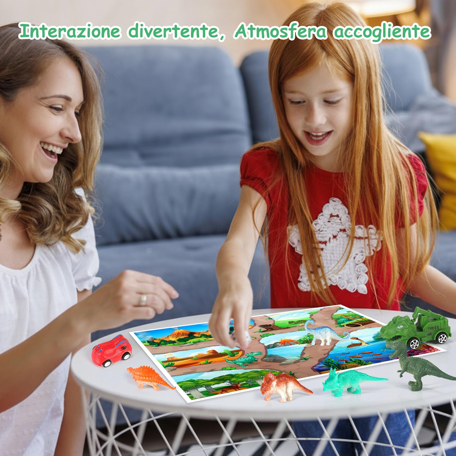 Calendario Avvento 2025, Calendario Avvento Bambini Dinosauri con 16 Dinosauri Unici, Giocattoli a Sorpresa a Forma di Dinosauro per Bambini dai 3 Anni