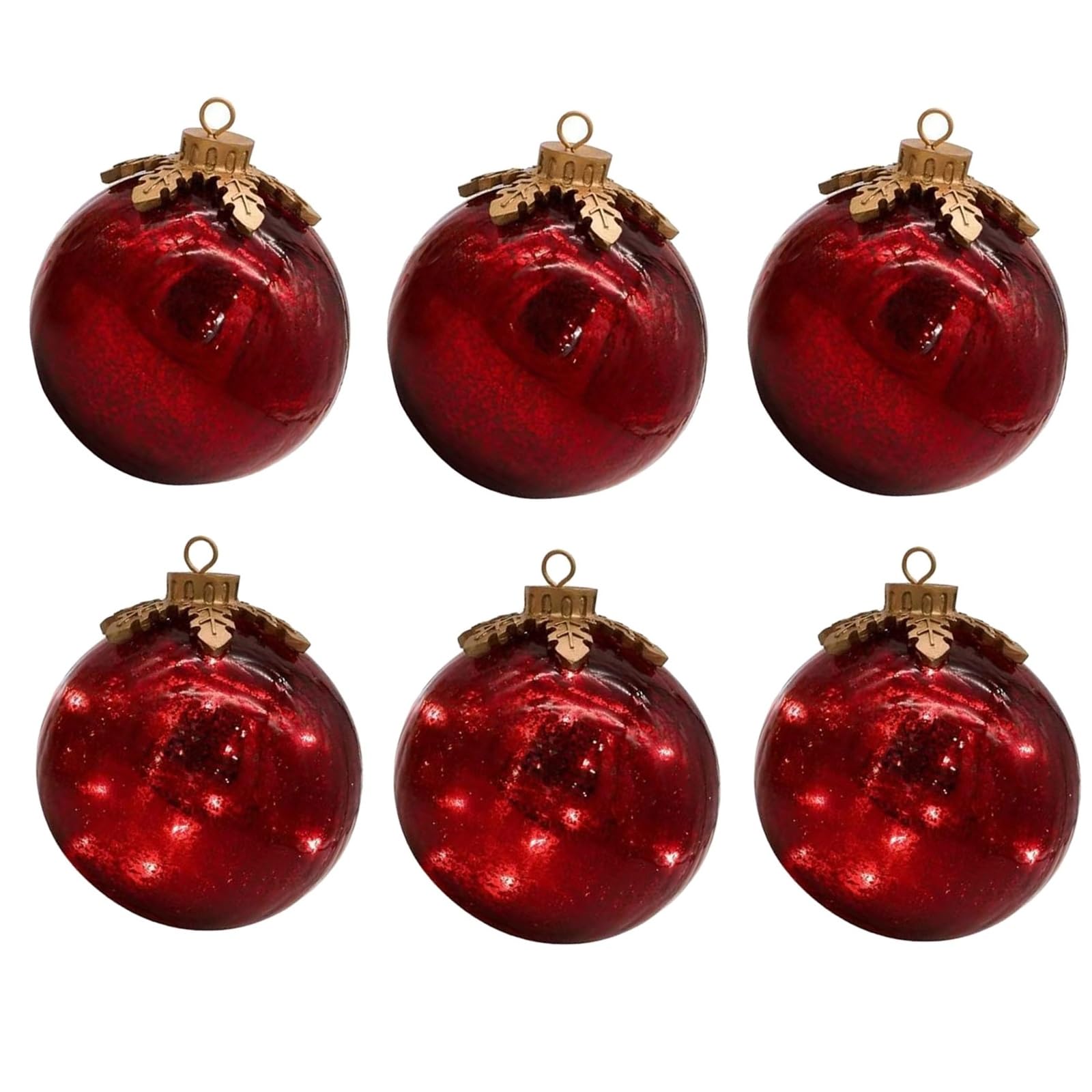 Lot de 2 décorations de table en cristal | Décoration de table en forme de flocon de neige pré-éclairée à piles pour cheminée et centres de table festifs (3 pièces)