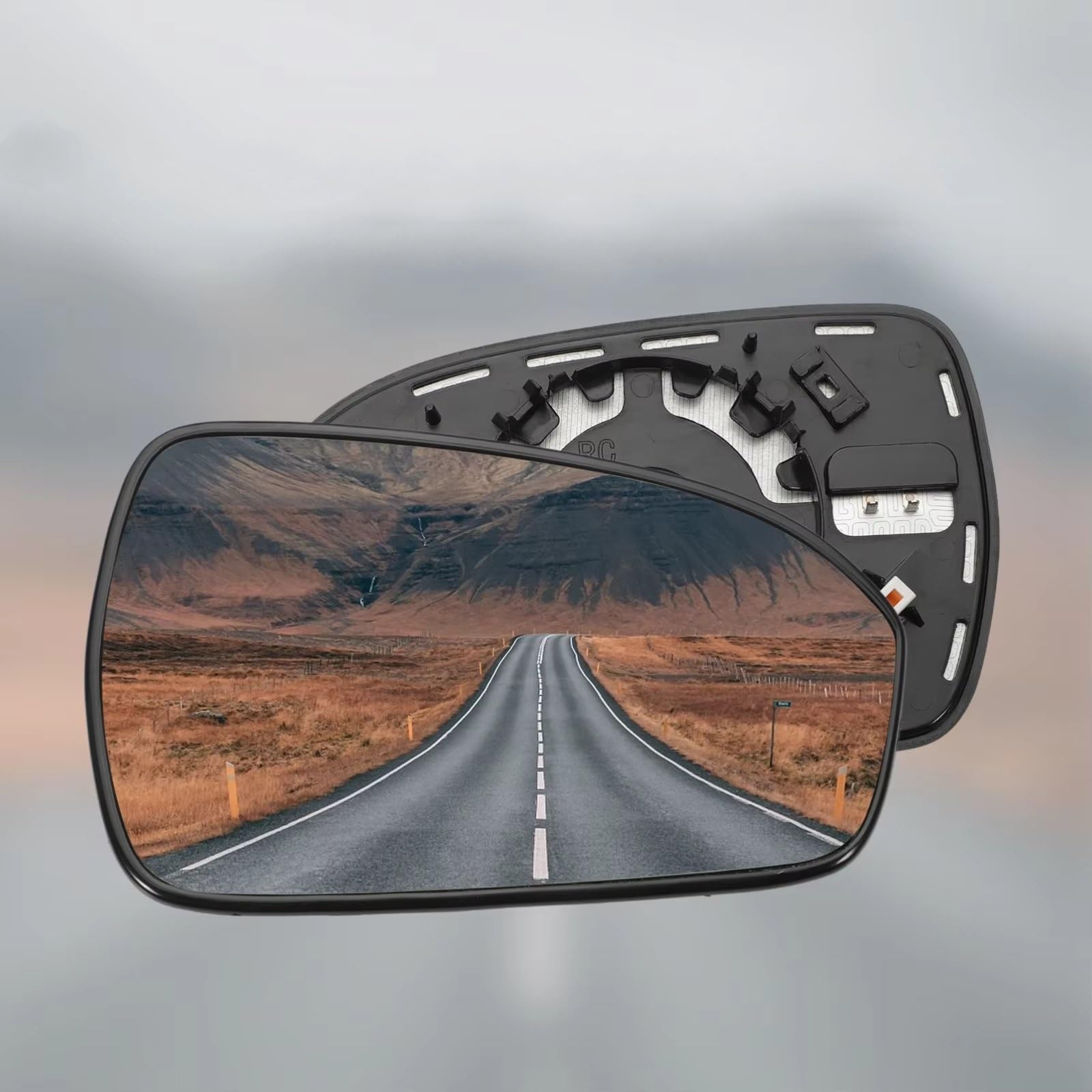 Cristal Espejo Lateral Compatible Con Ford Para Fusion 2013-2021 Lente De Cristal Del Espejo Retrovisor Calefactado Del Lado Derecho Pasajero Con Detección De Punto Ciego OEM: DS7Z17K707C