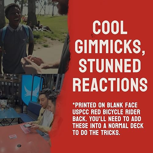 Miniatura 6 de Ellusionist Juego de trucos de magia  Trucos de magia de cualquier pensamiento de tarjeta a bolsillo  Trucos de cartas definitivos regalo para