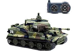 Cheerwing 1:72 German Tiger I Panzer Tank: Remote Control Dominance at Your Fingertips