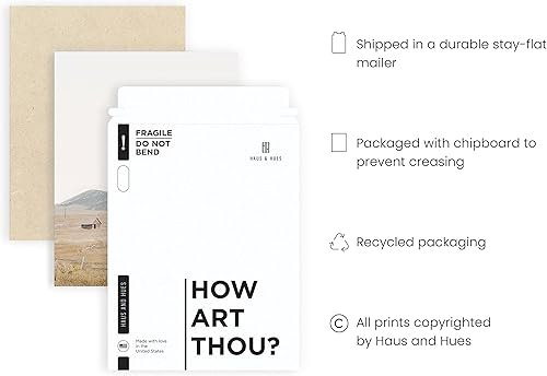 Miniatura 3 de HAUS AND HUES Arte de pared moderno de granja, impresiones de granero antiguo, imágenes de escenas de granja para pared, cuadros de casa de campo,