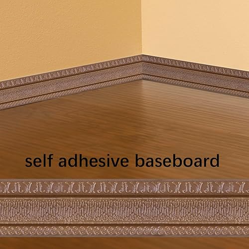 Miniatura 2 de Yutianli Moldura de corona para despegar y pegar, borde flexible de pared, base de pared autoadhesiva, base de vinilo autoadhesiva, moldura de pared