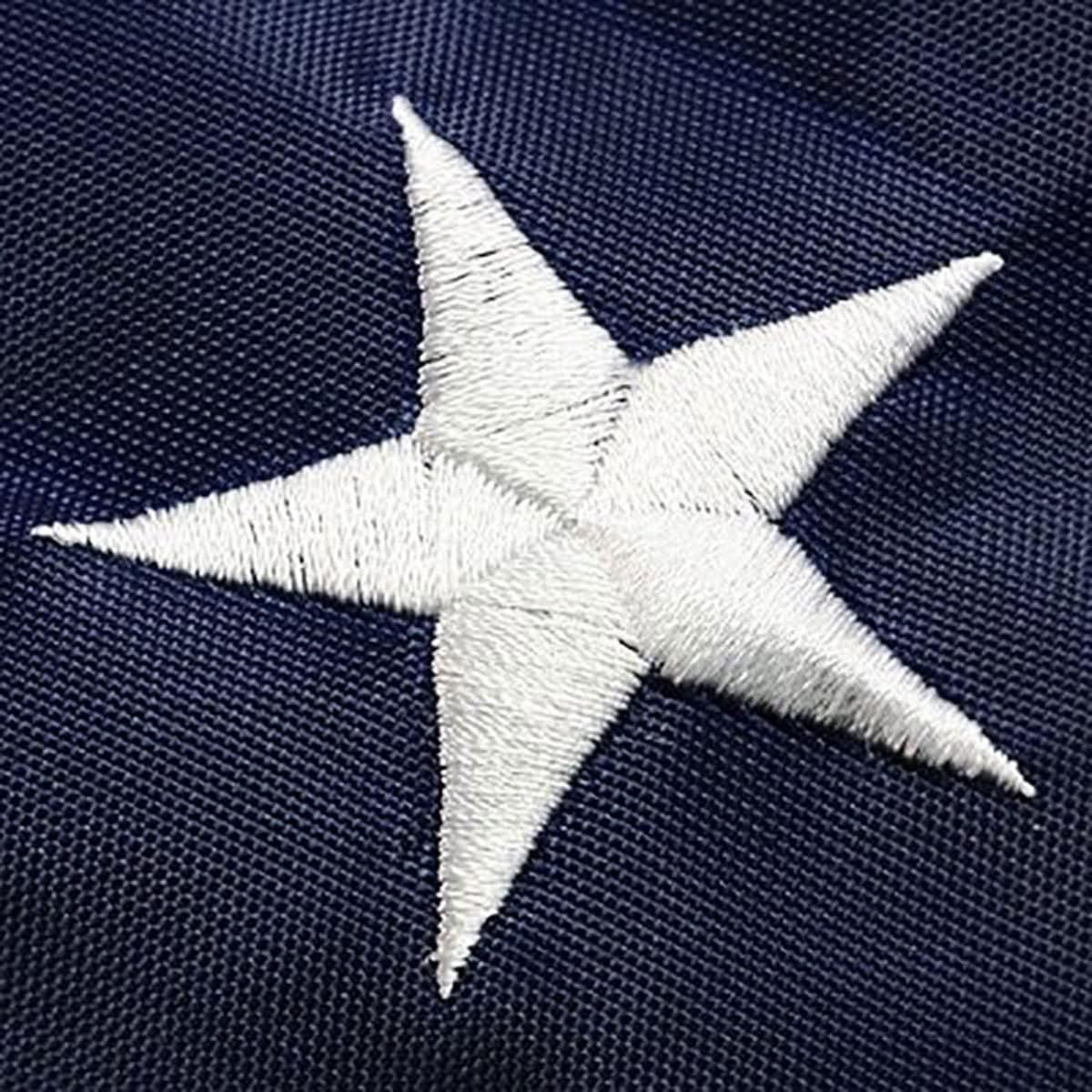 USA Flag Co. American Flag 3x5 foot | Heavy Duty Polyester, Embroidered Stars, Sewn Stripes, Brass Grommets