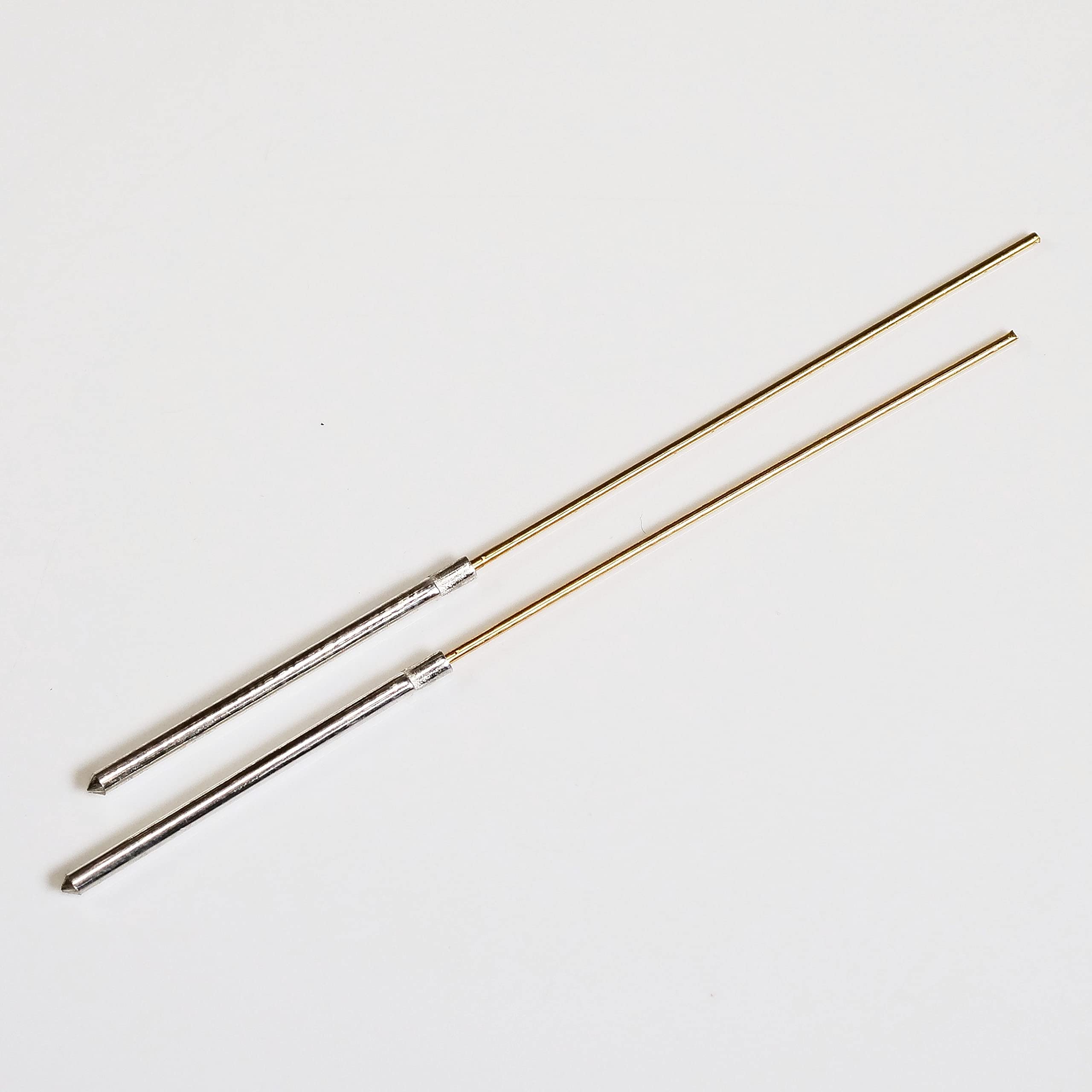 Gold-Elektroden 1 Paar für CM-Serie Adapterdurchmesser 2mm (Au Gold)