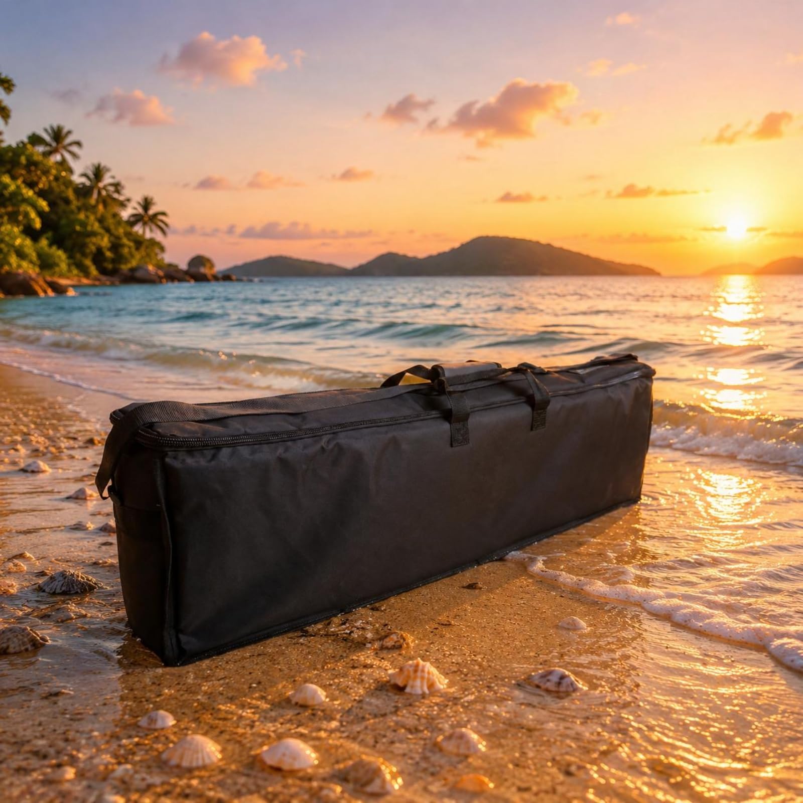 Qianly Hydrofoil in Fibra di Carbonio Borsa Custodia Sacca Zainetto Valigia Protezione Nylon Imbottita con Accesso Rapido Adatta a Spostamenti E Banchina, Borsa per Montante 75