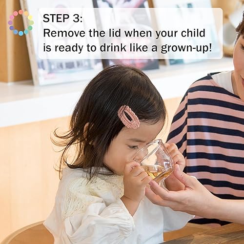 Miniatura 6 de Richell Push Flow - Vaso para sorber de entrenamiento con popote de silicona y asas, 5 onzas, para bebé de 6 meses + gris claro