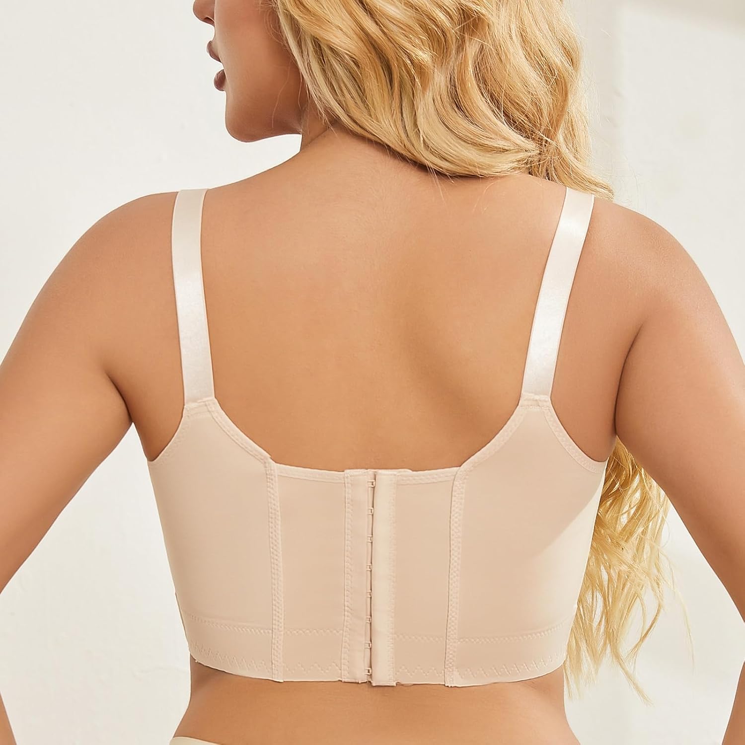 Push Up Bra for Women - Uplift Sculpting T-Shirt Bra with Full Back Coverage and Back Fat Smoothing - Image 3