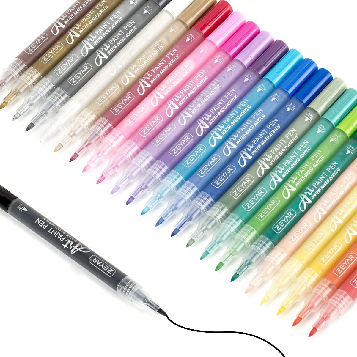 Amazon 24 pcs nail art pens 3d nail polish pens nail art pens